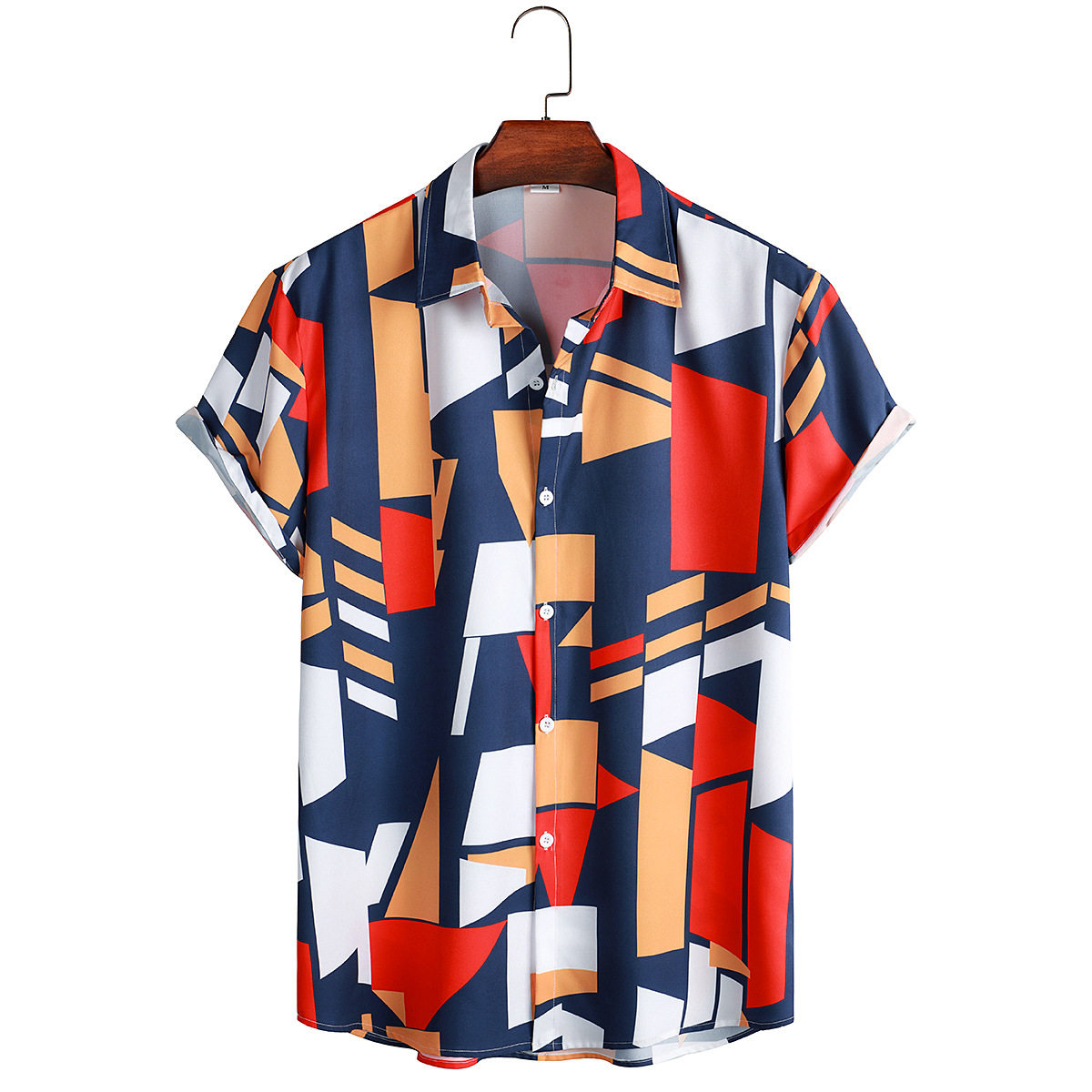 summer shirts for men man tshirts shirt new 夏威夷衬衫男大码图片