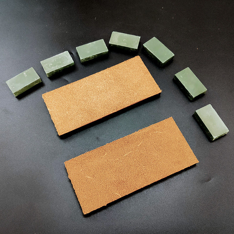 天然牛皮条带底座荡刀抛光去毛刺