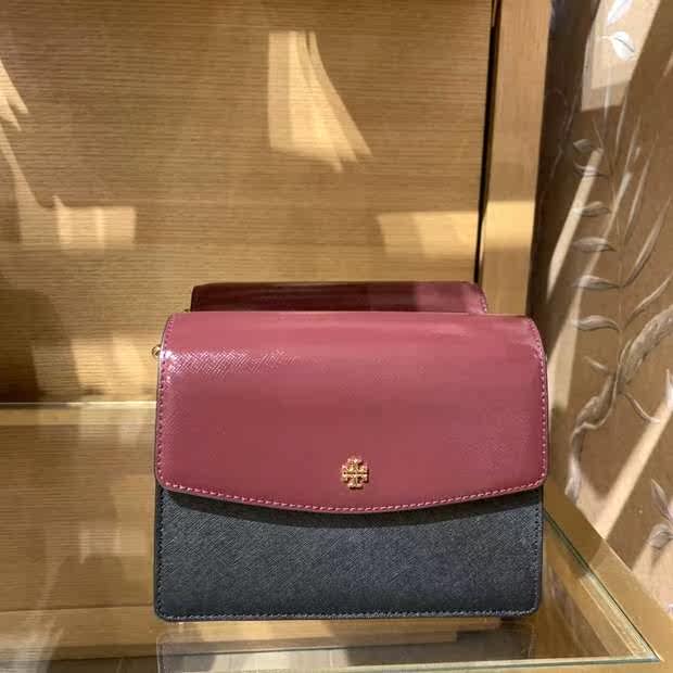 喵小博美国代购直邮 Tory Burch/TB Emerson翻盖链条斜挎风琴包|msdalam kategori Beg kulit/wanita/beg lelaki, beg Ms. - dari Buy2taobao.com untuk memberikan perkhidmatan ejen Taobao profesional membeli