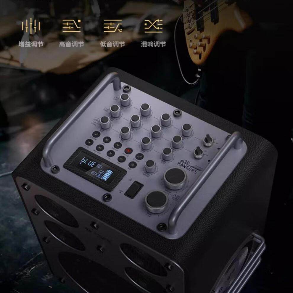 不见不散流浪者D8户外K歌音响低音炮麦克风一体广场舞蓝牙音箱
