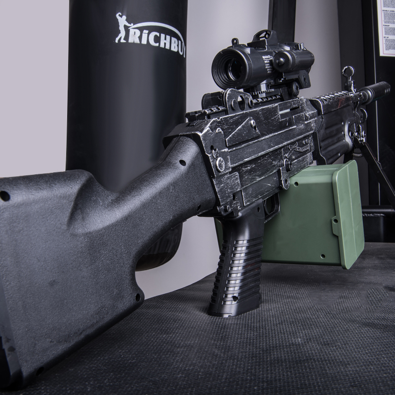 m249轻机枪绝地m416求生水弹枪电动连发吃鸡套装儿童玩具 男孩枪