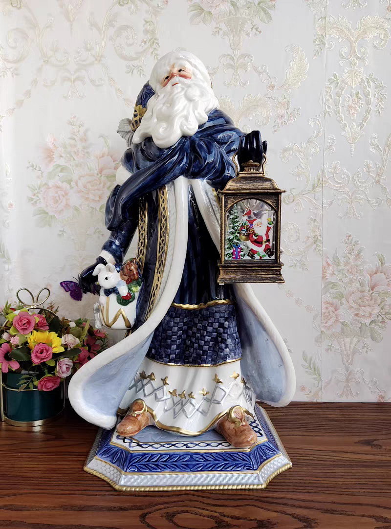 圣诞老人陶瓷人物摆件家居装饰品创意家居摆件节日礼物装饰摆件,家居饰品,装饰摆件,淘宝优惠券,粉丝福利购,淘宝优惠卷