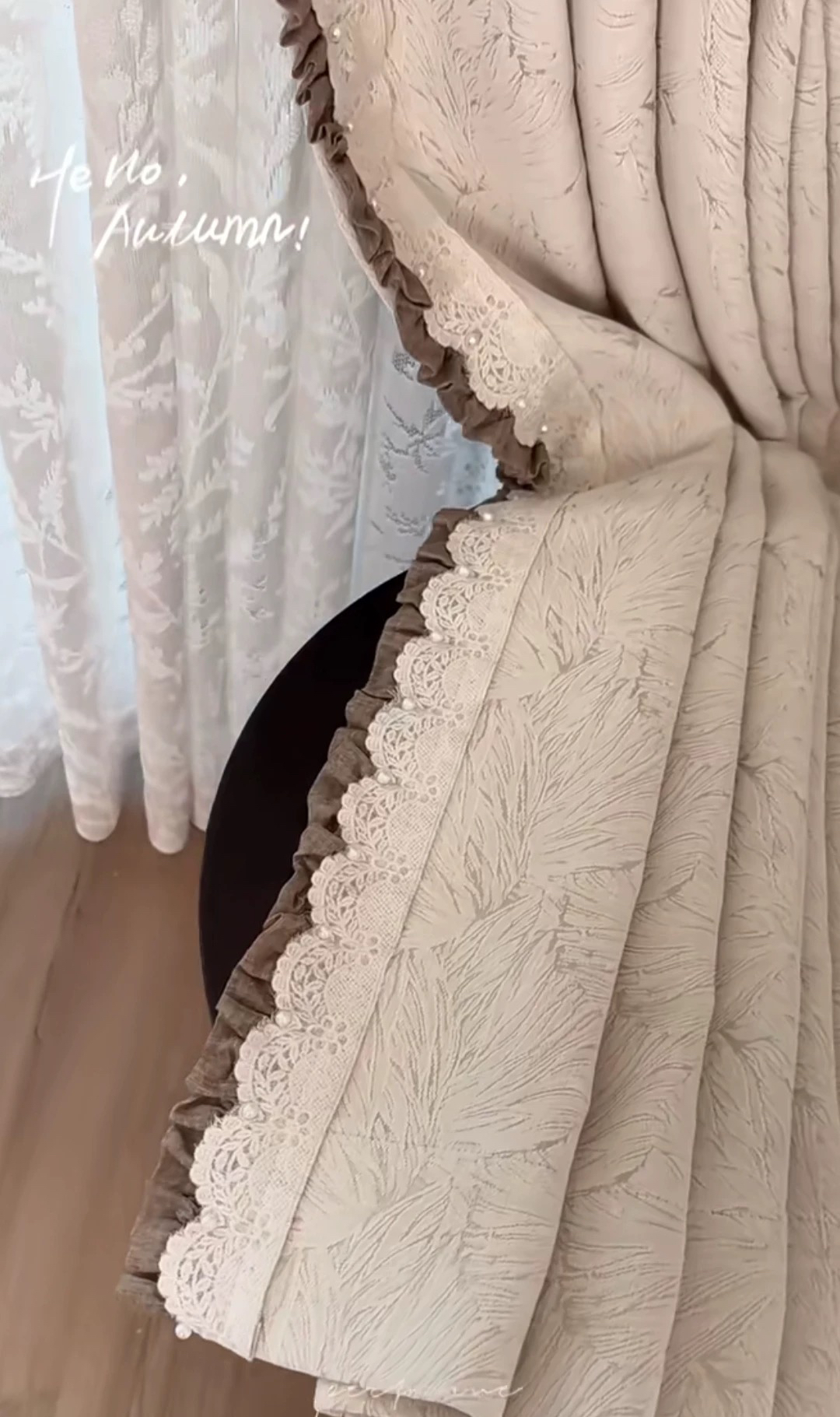 法式系列窗帘花边蕾丝手工中古装饰球球辅料家用装饰珠子