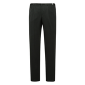 MY523美断码 简约百搭黑色羊毛中腰直筒商务休闲裤 清仓春秋款 男士