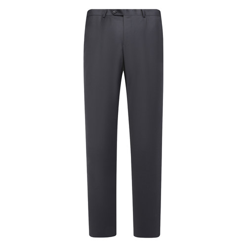 95％羊毛黑色中腰直筒正装西裤