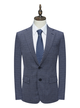 YW41诺丁换季断码清仓男士职业正装灰色99.3％羊毛意大利面料西装