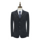 商务绅士正装 男士 羊毛黑色三粒扣双开衩西服 清仓春秋款 PL16皮断码
