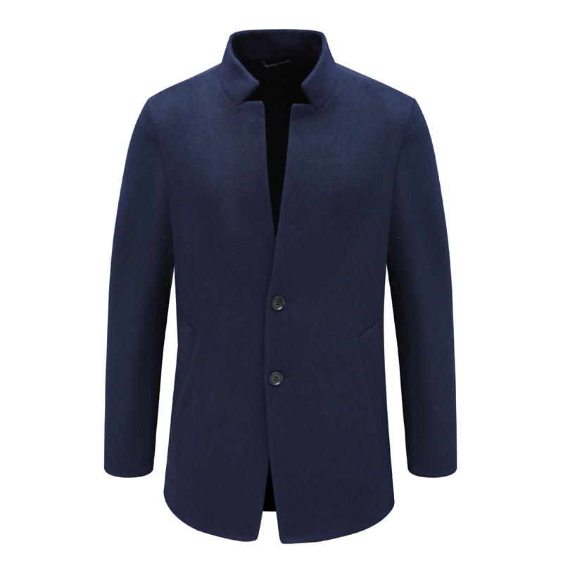 50％羊毛50％兔毛双面呢大衣