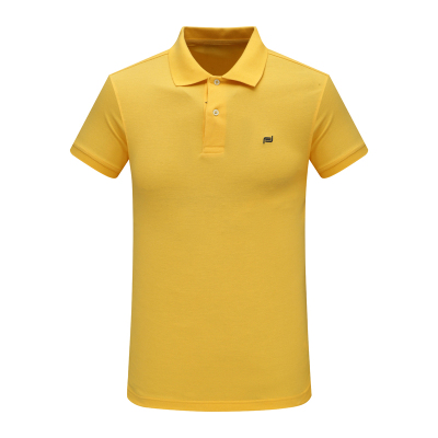 商务休闲翻领透气全棉短袖T恤衫