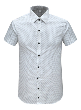 MY290美尔断码清仓夏季中青年男士简约商务休闲全棉亲肤短袖衬衫