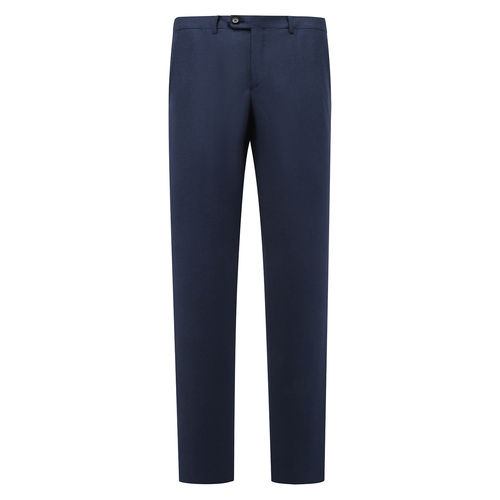 正装深蓝色中腰直筒职业装单西裤