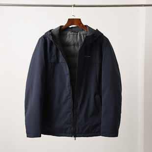 中青年男三防面料90％白鸭绒保暖羽绒服D092 清仓冬季 外贸换季 断码