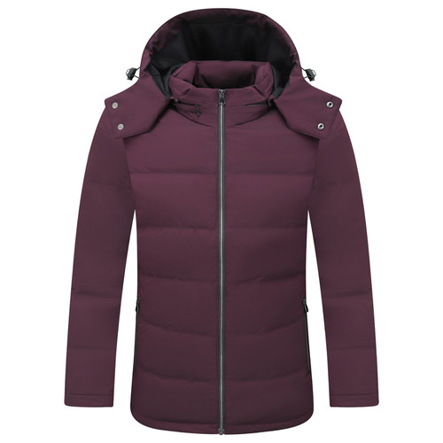 可拆卸帽羽绒服92.6％白鸭绒