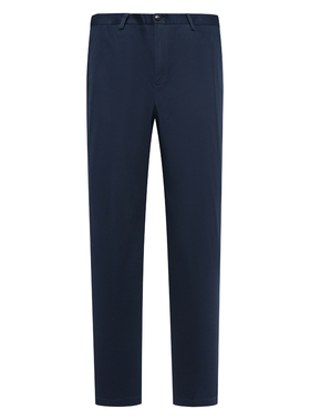 AB764歌断码清仓春秋男士商务休闲97％棉蓝色微弹力中腰直筒长裤