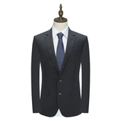 MY439美断码 羊毛桑蚕丝混纺意大利面料西服 职业装 清仓春秋款 男士