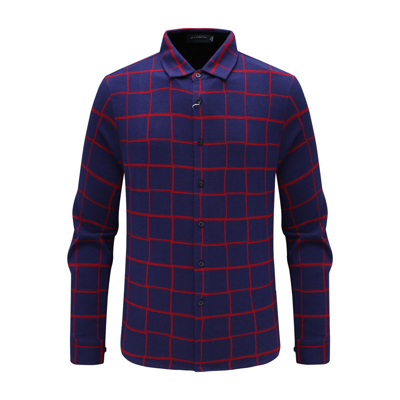 53.7％棉长袖T恤翻领开衫