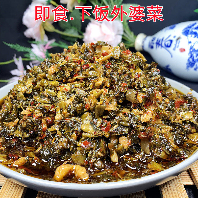 农家特色下饭外婆菜江西湖南特产下饭开胃酱菜咸菜辣菜拌面拌饭菜