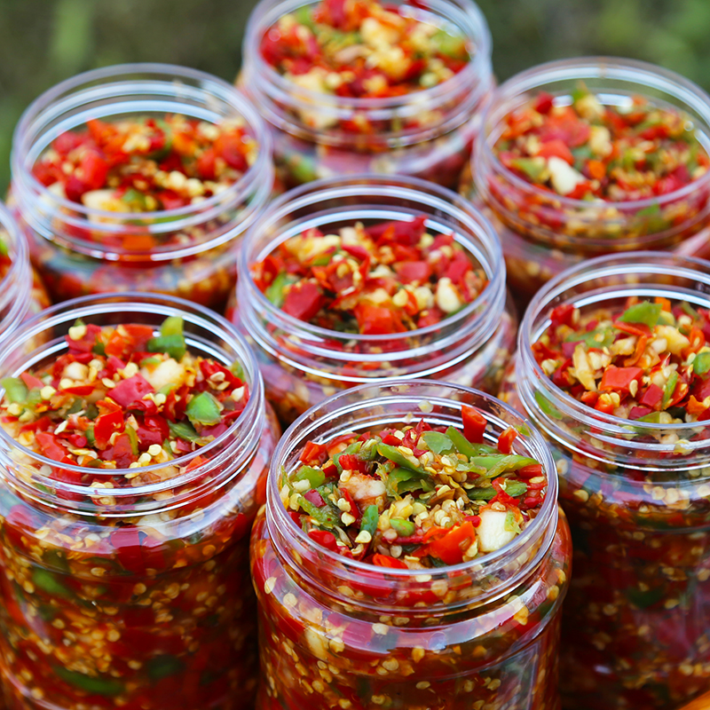 江西剁椒酱农家下饭菜蒜蓉剁椒酱