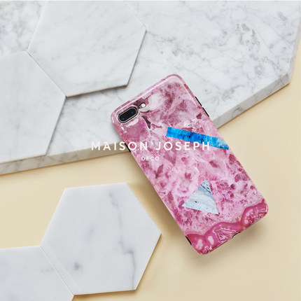 二川井JOSEPH春夏粉限定适用于光面手机壳iPhone7/8/X/Xs/Max/Xr
