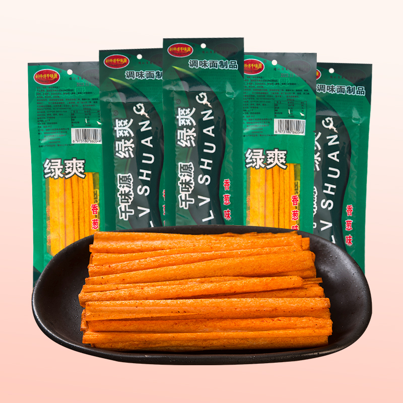 刘师傅千味源绿爽辣条16g小包