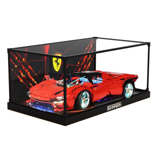 亚克力展示盒适用le高机械组 42143 超级跑车Daytona SP3 收纳罩