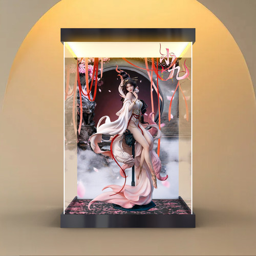 川帝适用否极 New Era × 糖王周毅灵尾之契约小九手办灯箱展示盒