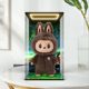 适用POPMART泡泡玛特labubui found you搪胶公仔回型灯透明展示柜