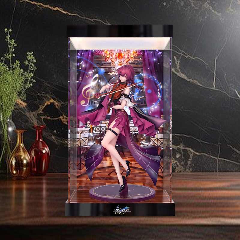 适用崩坏 星穹铁道 卡芙卡星铁LIVE 高透明灯箱亚克力手办展示盒