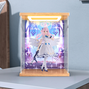适用于 Max Factory figma 蔚蓝档案 圣园未花手办亚克力展示盒