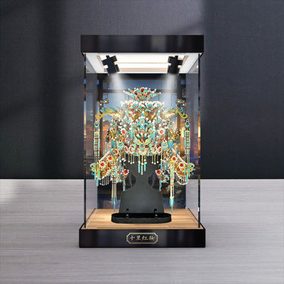 亚克力透明收纳盒适用 PIECECOOL 新十里红妆系列 点翠凤冠3D拼图