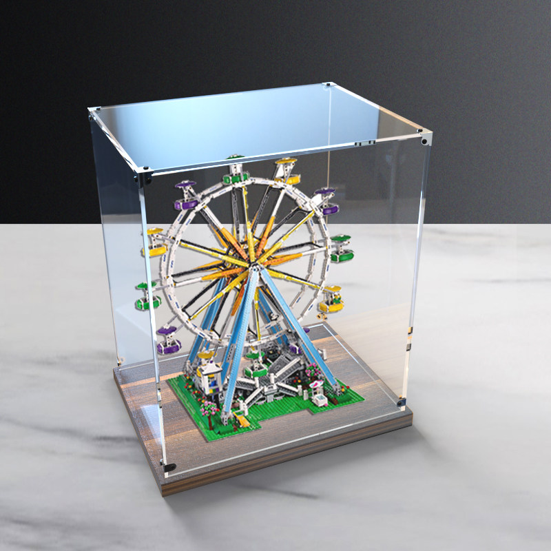 展示盒乐高10247摩天轮积木透明