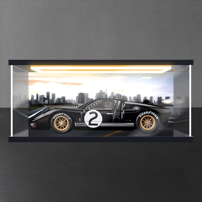 回型灯展示盒适用42223福特GT40 MKII赛车机械模型玩具防尘罩