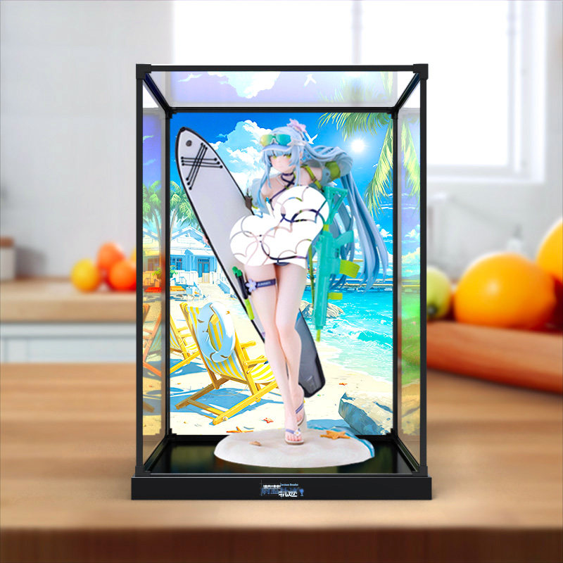 川帝适用大漫匠 Animester 少女前线2 追放 可露凯手办展示盒图片