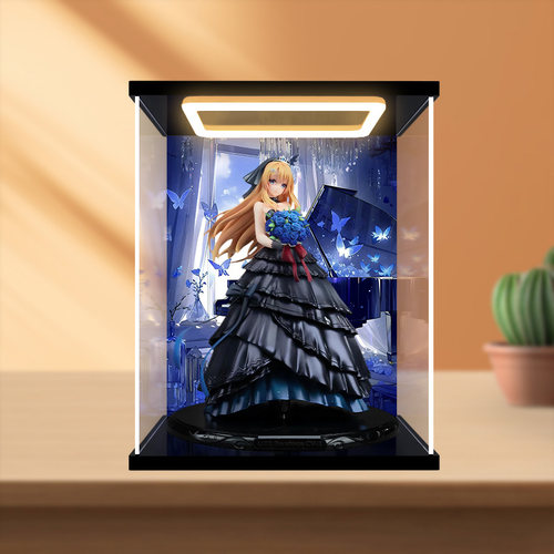 川帝适用APEX 战舰少女R 萨拉托加 宵之花 手办高清回灯展示盒