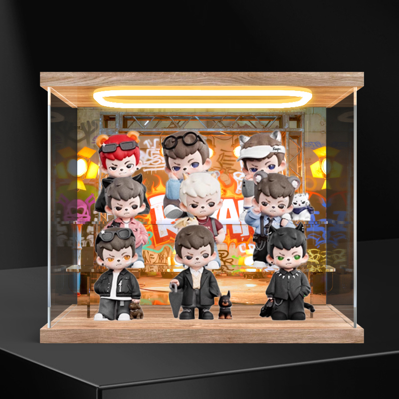 展示盒 适用Rayan4代哥哥天生玩家系列盲盒潮玩手办摆件公仔礼物