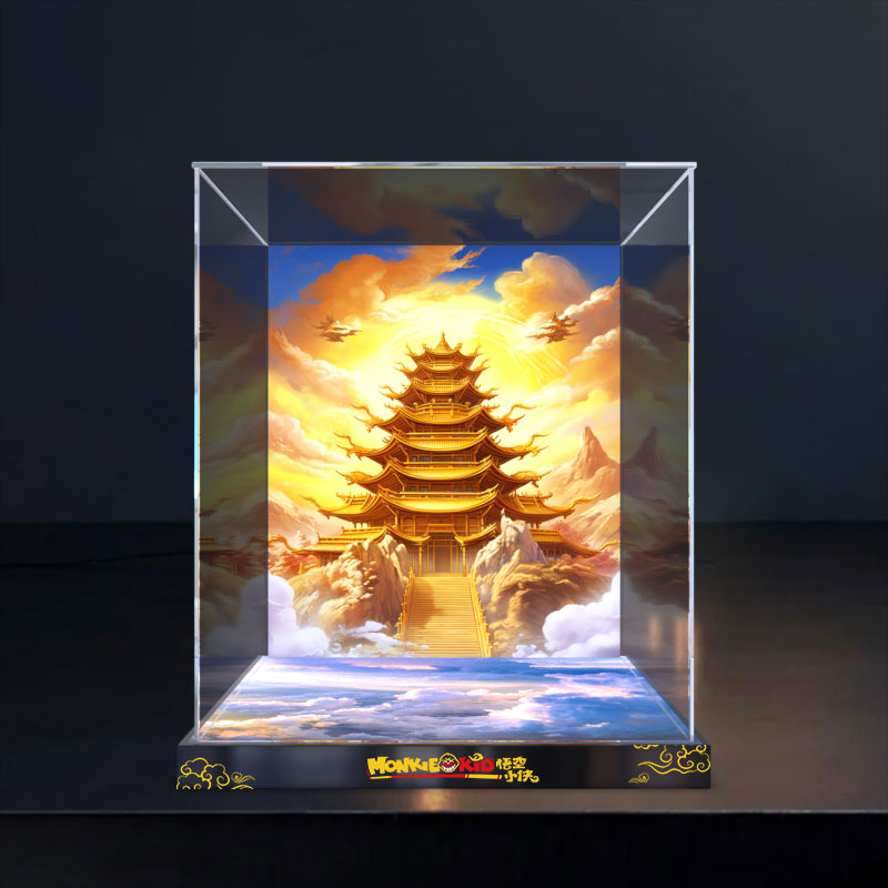 亚克力展示盒适用 乐高 悟空小侠系列 80065 二郎神天空机甲手办