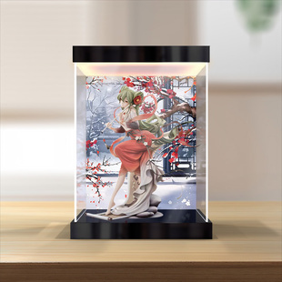 川帝适用GSC 初音未来 梅花三弄 1/7比例 手办模型灯箱款展示盒