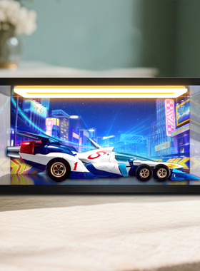 展示盒适用MegaHouse高智能方程式 完全变形阿斯拉达 AKF-0/G模型