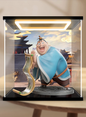 适用FunCrazy疯玩电影《哪吒之魔童闹海》太乙真人手办回灯展示盒