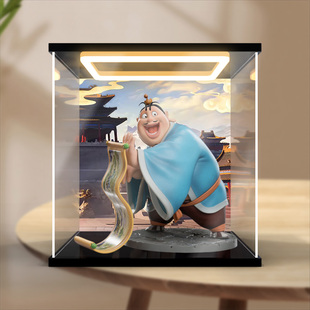 适用FunCrazy疯玩电影《哪吒之魔童闹海》太乙真人手办回灯展示盒