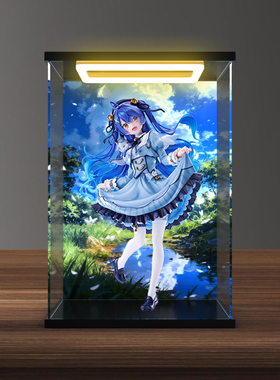 适用FNEX 虚拟主播-彩虹社 天宫心 亚克力主题背景