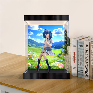 适用FuRyu 败北女角太多了！压泡面人偶ー八奈见杏菜手办展示盒