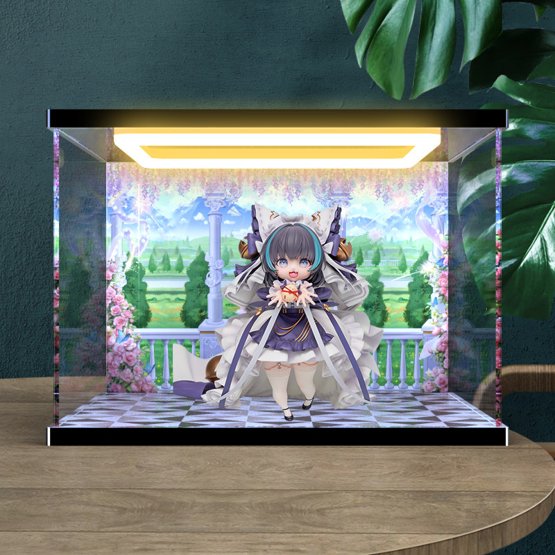 回型灯防尘罩亚克力展示盒适用AniGame 碧蓝航线 小柴郡舰娘 手办