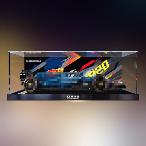 适用高乐机械组 42206 Oracle红牛 RB20 F1赛车模型亚克力展示盒