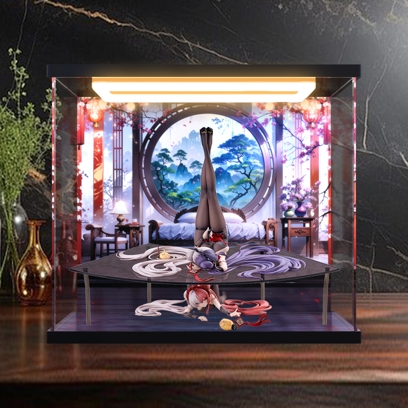 亚克力回型灯展示盒适用AniGame碧蓝航线松戏梅应瑞其上&肇和其下
