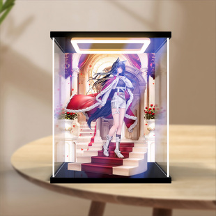 遗君 缄默德克萨斯 VER.手办亚克力展示盒 明日方舟 适用Myethos