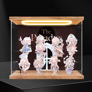 亚克力展示 适用泡泡玛特SKULLPANDA进退之门系列手办sp盲盒场景