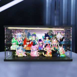 亚克力展示盒适用rolife若来 Nanci囡茜东方灵瑞系列盲盒防尘罩子
