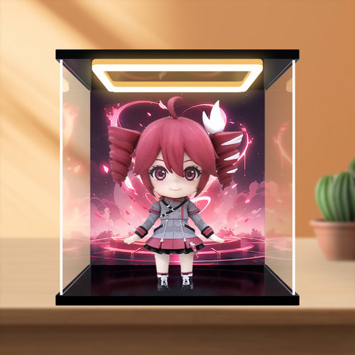 川帝适用GSC 粘土人 重音TETO synthesizer V AI 2.0手办展示盒