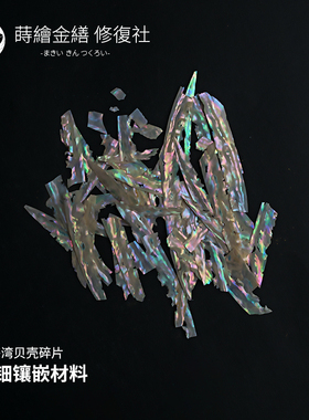 渤海湾贝壳碎片 螺钿片漆器漆艺古琴天然螺钿镶嵌材料 金缮官方店